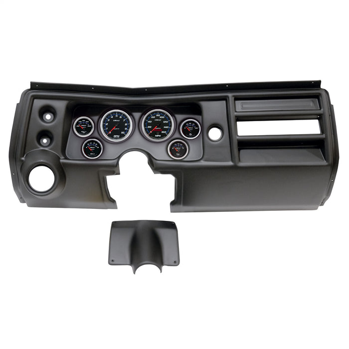 AutoMeter 2902-05 DIRECT FIT DASH KIT; (3 3/8in. X2; 2 1/16in. X4); CHEVY CHEVELLE VENT 68; COBALT - Truck Part Superstore