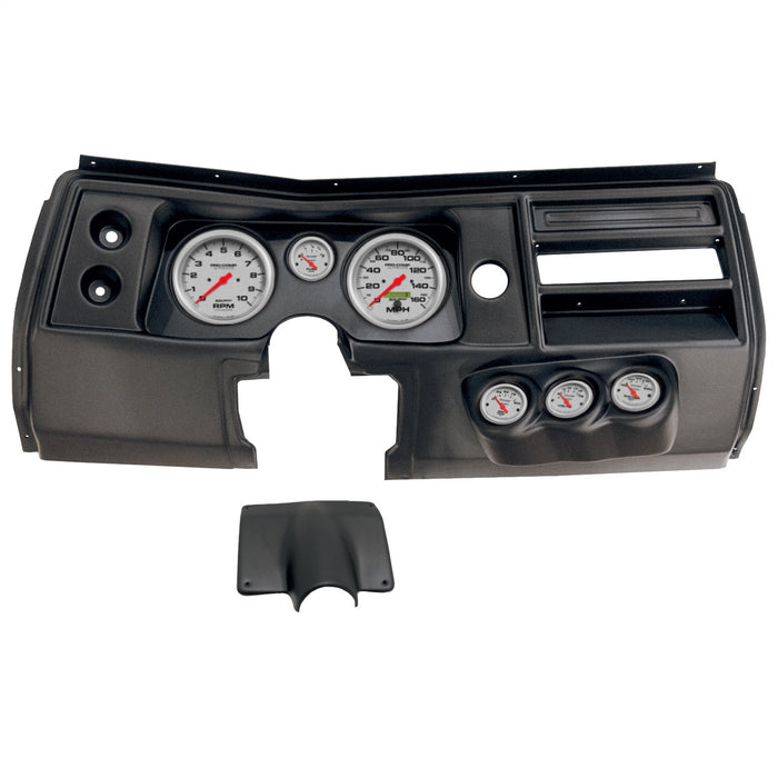 AutoMeter 2903-13 DIRECT FIT DASH KIT; (5in. X2; 2 1/16in. X4); CHEVY CHEVELLE NO VENT 68; ULTRA-L - Truck Part Superstore