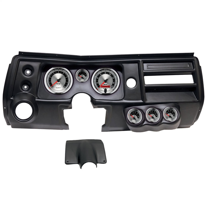 AutoMeter 2904-01 DIRECT FIT DASH KIT; (5in. X2; 2 1/16in. X4); CHEVY CHEVELLE VENT 68; AMERICAN M - Truck Part Superstore