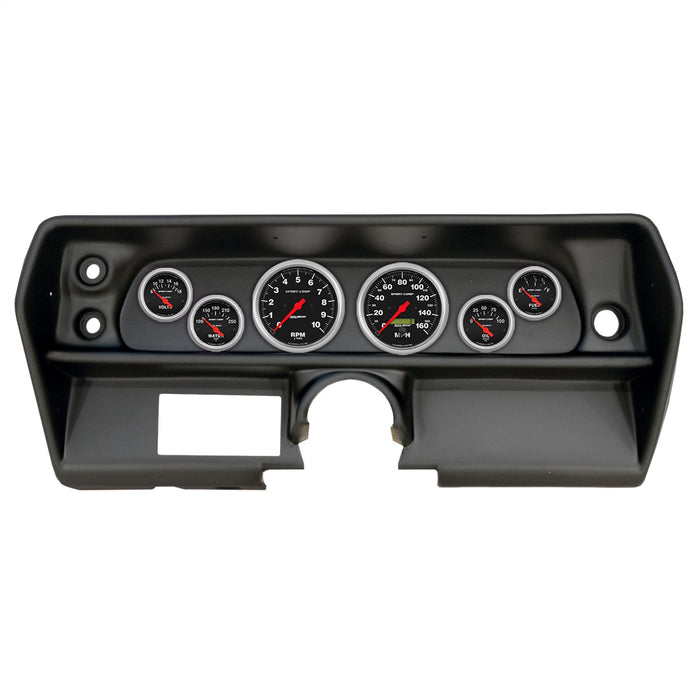 AutoMeter 2905-11 DIRECT FIT DASH KIT; (3 3/8in. X2; 2 1/16in. X4); CHEVY NOVA 68; SPORT-COMP - Truck Part Superstore