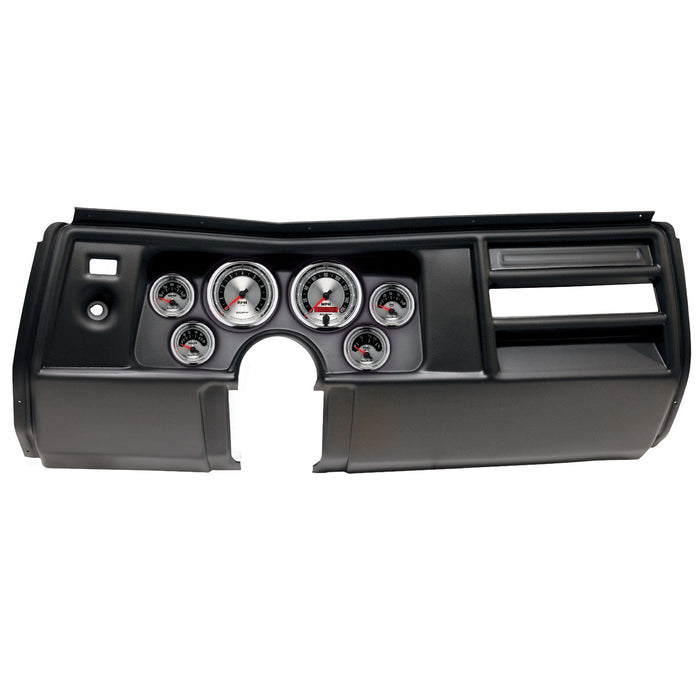 AutoMeter 2908-01 DIRECT FIT DASH KIT; (3 3/8in. X2; 2 1/16in. X4); CHEVY CHEVELLE NO VENT 69; AME - Truck Part Superstore