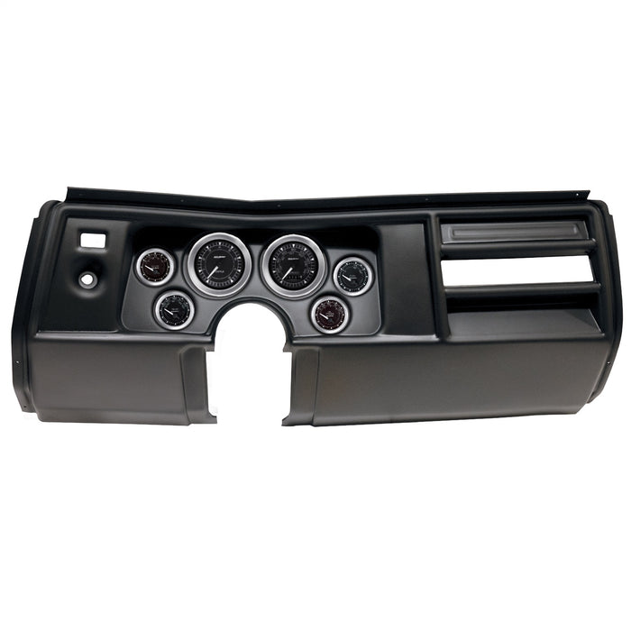 AutoMeter 2908-04 DIRECT FIT DASH KIT; (3 3/8in. X2; 2 1/16in. X4); CHEVY CHEVELLE NO VENT 69; CHR - Truck Part Superstore