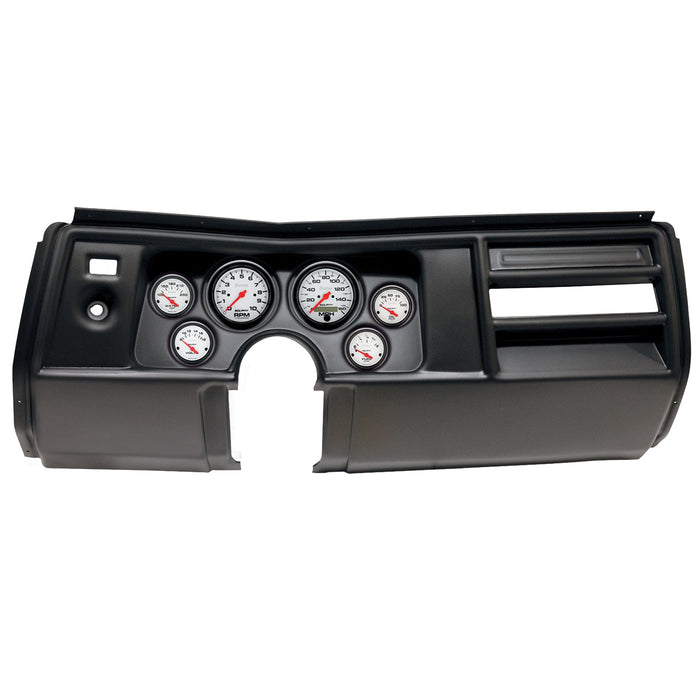 AutoMeter 2908-09 DIRECT FIT DASH KIT; (3 3/8in. X2; 2 1/16in. X4); CHEVY CHEVELLE NO VENT 69; PHA - Truck Part Superstore