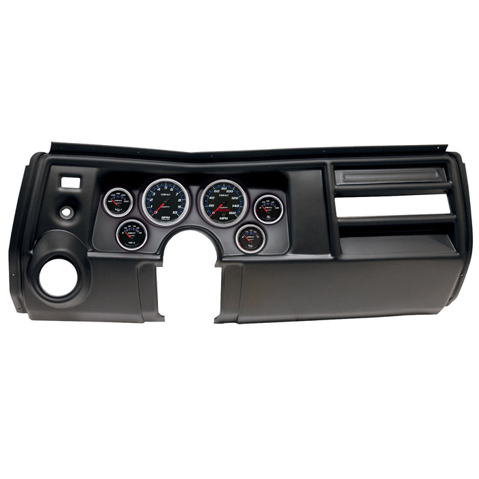 AutoMeter 2909-05 DIRECT FIT DASH KIT; (3 3/8in. X2; 2 1/16in. X4); CHEVY CHEVELLE VENT 69; COBALT - Truck Part Superstore