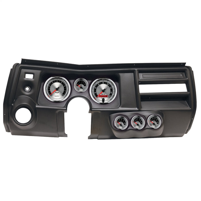 AutoMeter 2911-01 DIRECT FIT DASH KIT; (5in. X2; 2 1/16in. X4); CHEVY CHEVELLE VENT 69; AMERICAN M - Truck Part Superstore