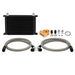 Mishimoto MMOC-UHTBK Universal Thermostatic Oil Cooler Kit, Black, 25 Row - Truck Part Superstore