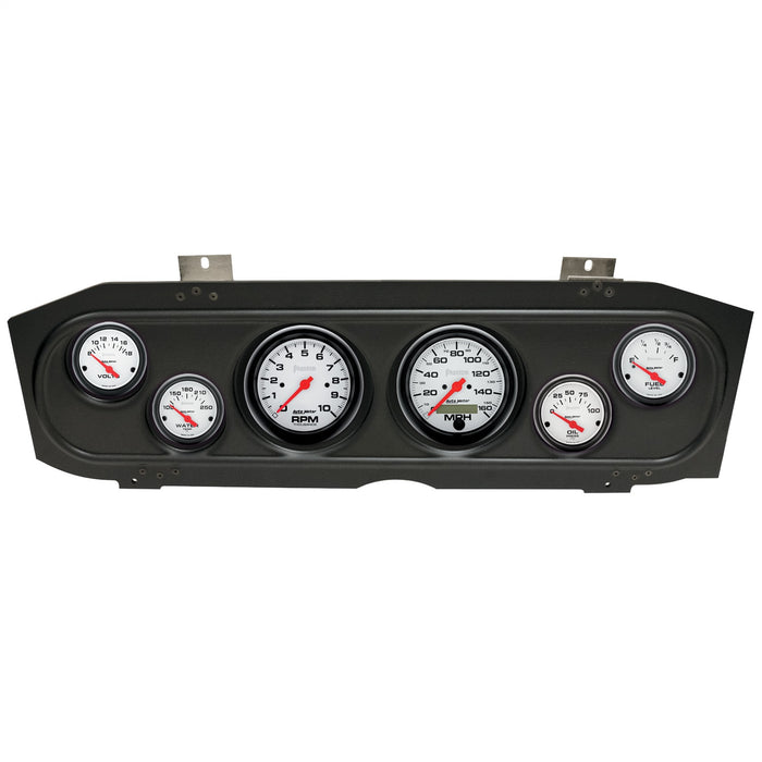 AutoMeter 2913-09 DIRECT FIT DASH KIT; (3 3/8in. X2; 2 1/16in. X4); MERC COUGAR 69-70; PHANTOM - Truck Part Superstore