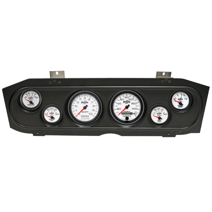 AutoMeter 2913-10 DIRECT FIT DASH KIT; (3 3/8in. X2; 2 1/16in. X4); MERC COUGAR 69-70; PHANTOM II - Truck Part Superstore