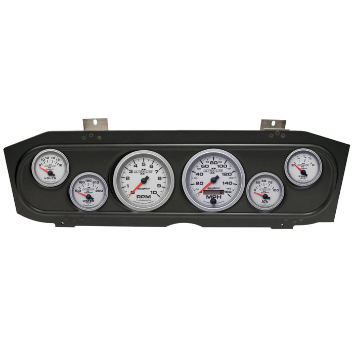 AutoMeter 2913-14 DIRECT FIT DASH KIT; (3 3/8in. X2; 2 1/16in. X4); MERC COUGAR 69-70; ULTRA-LITE - Truck Part Superstore