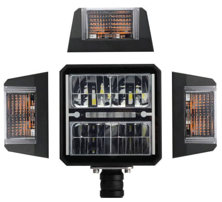 Oracle Lighting 2914-001 ORACLE Lighting Multifunction LED Plow Headlight with Heated Lens - Truck Part Superstore