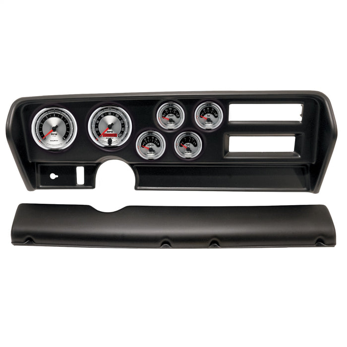 AutoMeter 2915-01 DIRECT FIT DASH KIT; (3 3/8in. X2; 2 1/16in. X4); PONTIAC GTO AC 70-72; AMERICAN - Truck Part Superstore