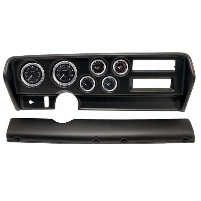 AutoMeter 2915-04 DIRECT FIT DASH KIT; (3 3/8in. X2; 2 1/16in. X4); PONTIAC GTO AC 70-72; CHRONO - Truck Part Superstore