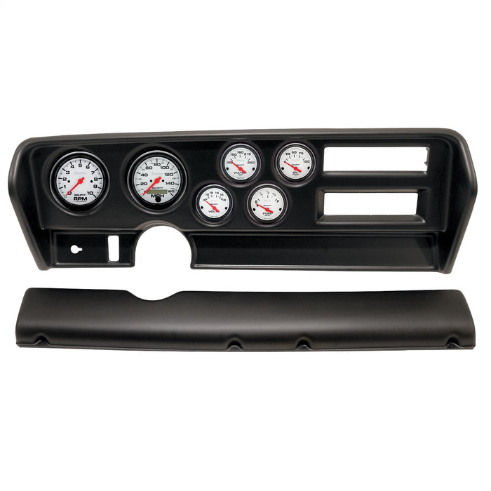 AutoMeter 2915-09 DIRECT FIT DASH KIT; (3 3/8in. X2; 2 1/16in. X4); PONTIAC GTO AC 70-72; PHANTOM - Truck Part Superstore
