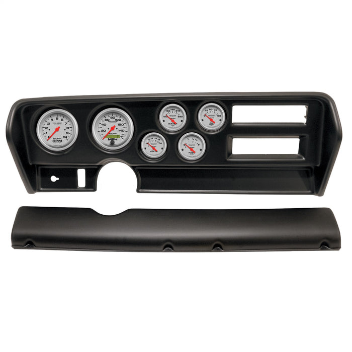 AutoMeter 2915-13 DIRECT FIT DASH KIT; (3 3/8in. X2; 2 1/16in. X4); PONTIAC GTO AC 70-72; ULTRA-LI - Truck Part Superstore
