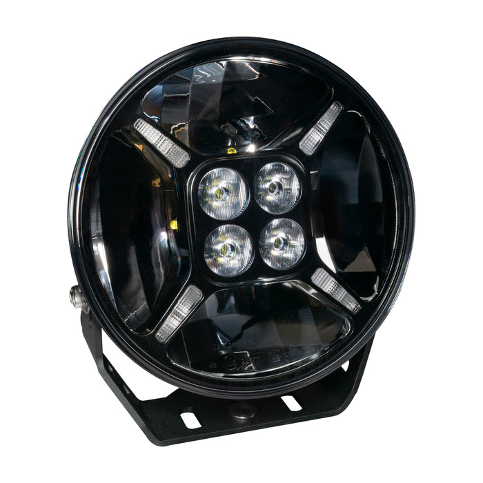 Oracle Lighting 2917-023 9" Multifunction 120W LED Spotlight Round Post Mount - Truck Part Superstore