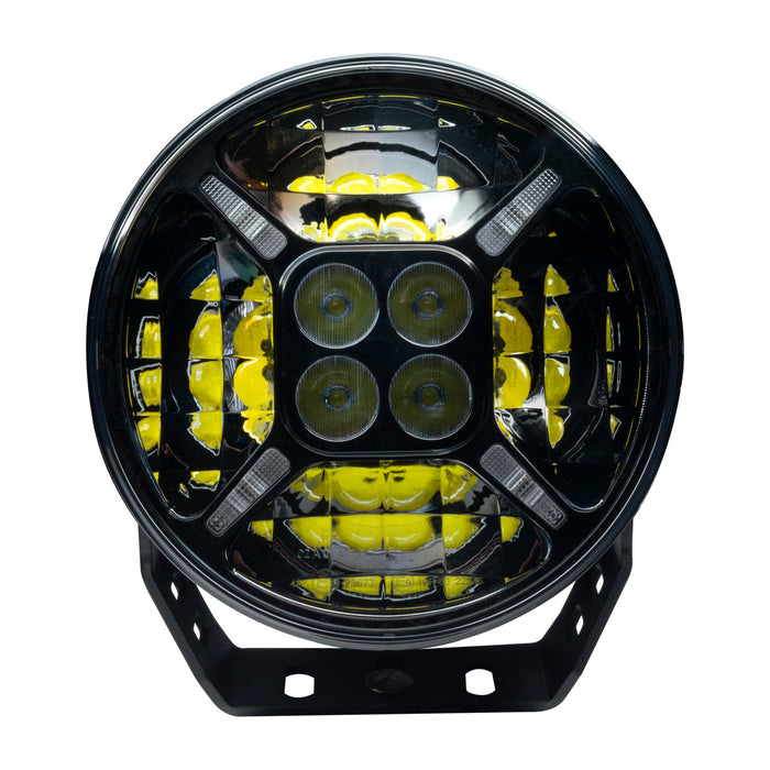 Oracle Lighting 2917-023 9" Multifunction 120W LED Spotlight Round Post Mount - Truck Part Superstore