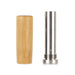 Mishimoto MMSK-WD-TBE Tall Steel Core Wood Shift Knob, Beech Wood - Truck Part Superstore
