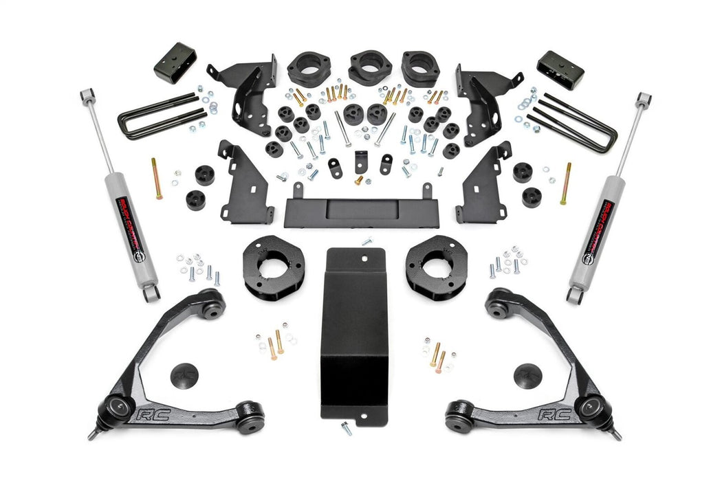 Rough Country 292.20 Suspension Lift Kit w/Shocks; 4.75 in. Lift; - Truck Part Superstore