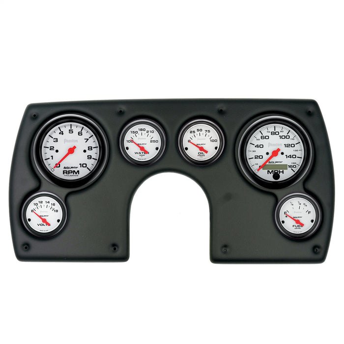 AutoMeter 2921-09 DIRECT FIT DASH KIT; (3 3/8in. X2; 2 1/16in. X4); CHEVY CAMARO 82-89; PHANTOM - Truck Part Superstore