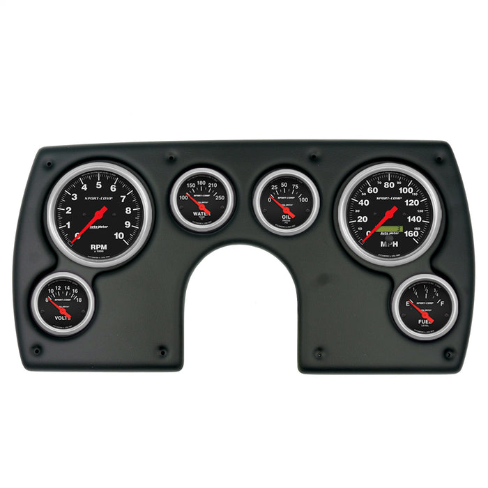 AutoMeter 2921-11 DIRECT FIT DASH KIT; (3 3/8in. X2; 2 1/16in. X4); CHEVY CAMARO 82-89; SPORT-COMP - Truck Part Superstore