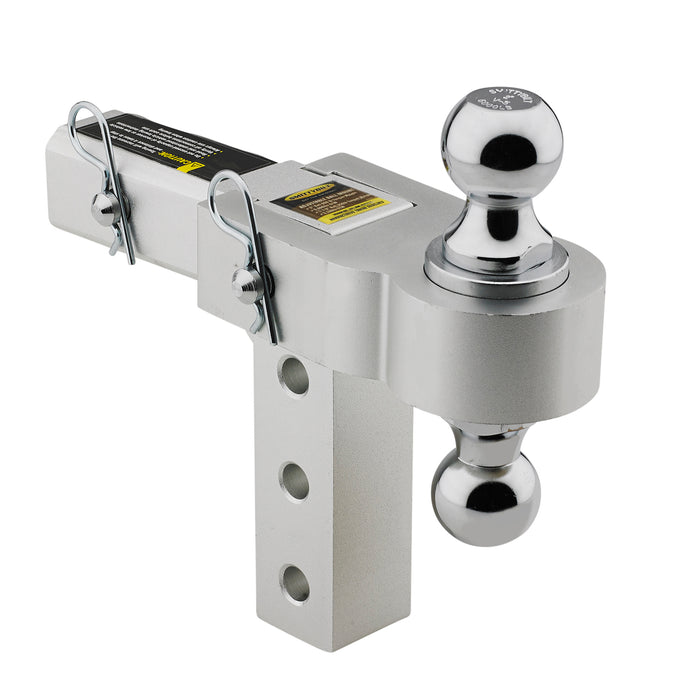 Smittybilt 2925 Ball Mount 6 Inch Adjustable W/Reversible 2 and 1 7/7 Inch Steel Balls Smittybilt - Truck Part Superstore