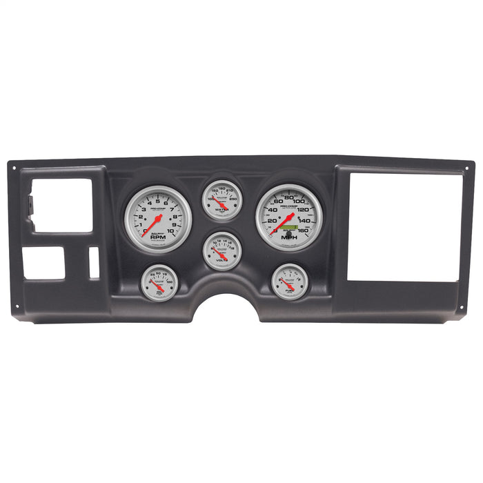 AutoMeter 2925-13 DIRECT FIT DASH KIT; (3 3/8in. X2; 2 1/16in. X4); CHEVY/GMC TRUCK 88-94; ULTRA-L - Truck Part Superstore