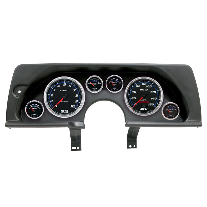AutoMeter 2926-05 DIRECT FIT DASH KIT; (5in. X2; 2 1/16in. X4); CHEVY CAMARO 90-92; COBALT - Truck Part Superstore