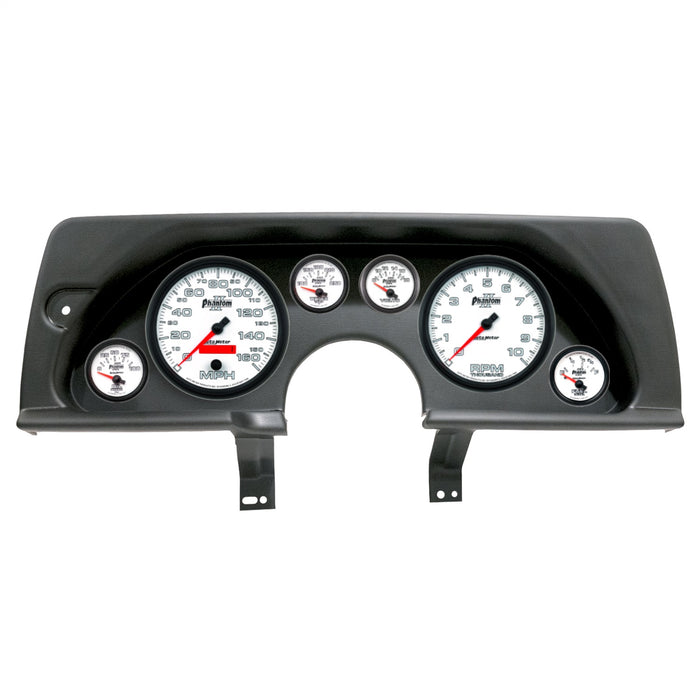 AutoMeter 2926-10 DIRECT FIT DASH KIT; (5in. X2; 2 1/16in. X4); CHEVY CAMARO 90-92; PHANTOM II - Truck Part Superstore