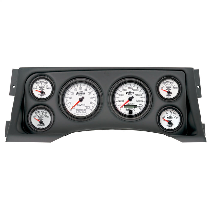AutoMeter 2928-10 DIRECT FIT DASH KIT; (3 3/8in. X2; 2 1/16in. X4); CHEVY/GMC TRUCK 95-98; PHANTOM - Truck Part Superstore