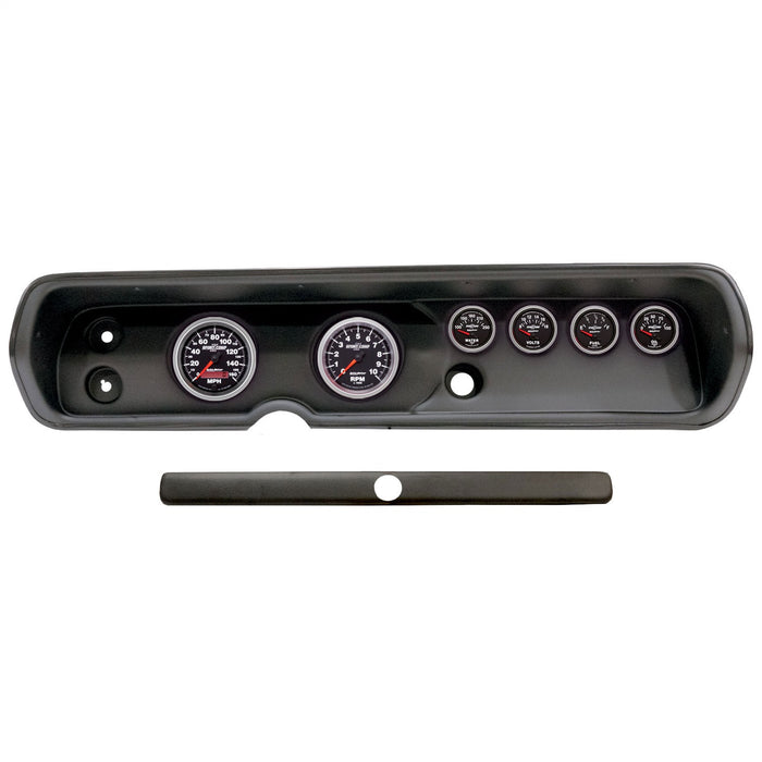 AutoMeter 2929-12 DIRECT FIT DASH KIT; (3 3/8in. X2; 2 1/16in. X4); CHEVY CHEVELLE 64-65; SPORT-CO - Truck Part Superstore