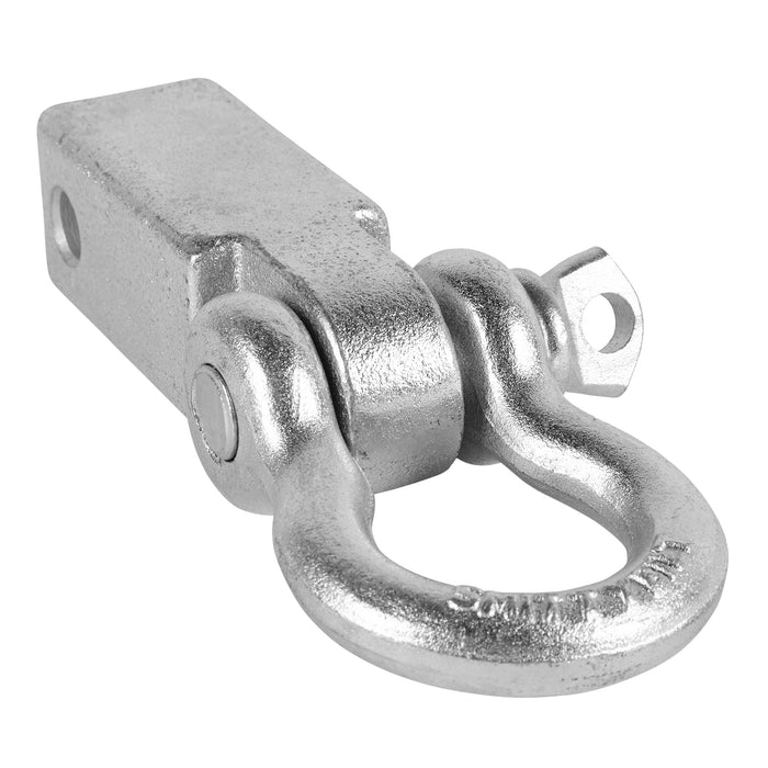 Smittybilt 29312 Receiver Hitch D-Ring 3/4 Inch 4.75 Ton Rating Fits 2 Inch Receiver Zinc Smittybilt - Truck Part Superstore