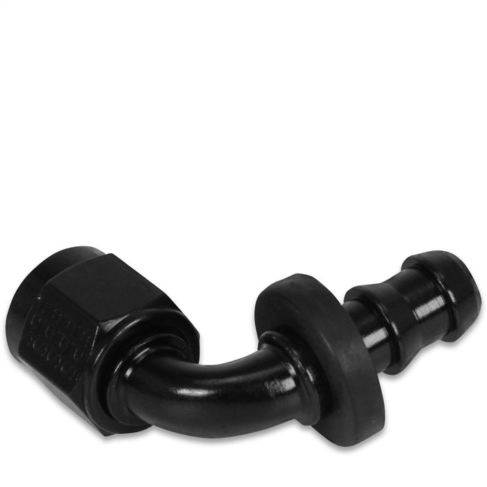 MSD 2935 Atomic EFI Adapter; 6AN Fitting 90 Degree; Socketless; Black; - Truck Part Superstore