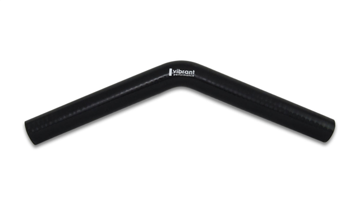 Vibrant Performance 2968 4 Ply 45 Degree Elbow; 1 in. x 8 in. Leg Length; Black; - Truck Part Superstore