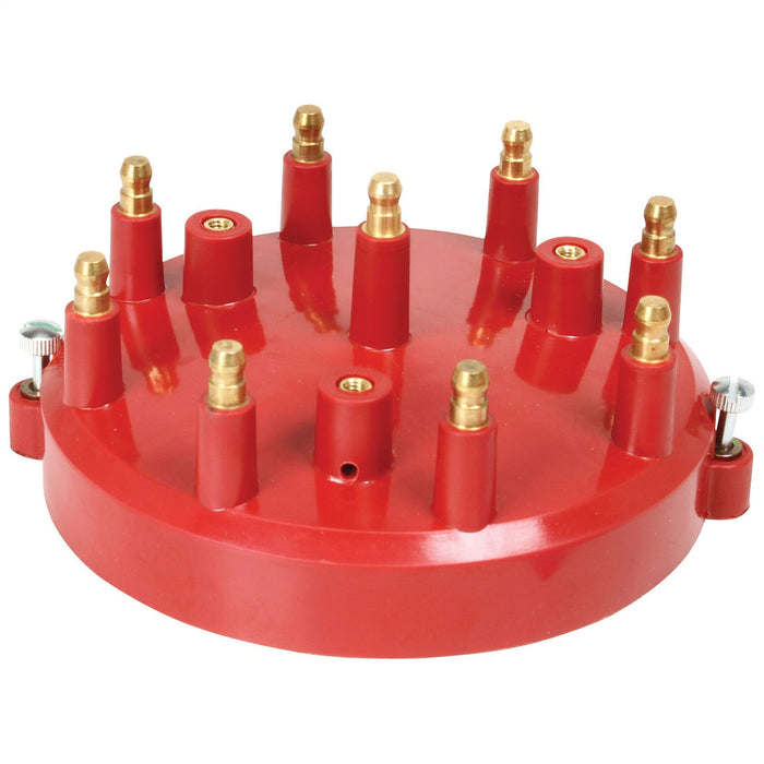 Mallory 29745 Distributor Cap; 8 Cyl.; Comp 9000® 85-99; Red; - Truck Part Superstore
