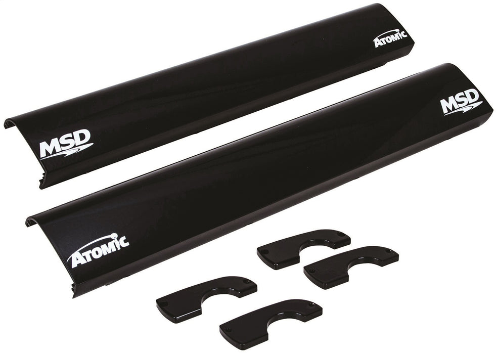 MSD 2974 Atomic LS EFI Fuel Rail Cover; Black; - Truck Part Superstore