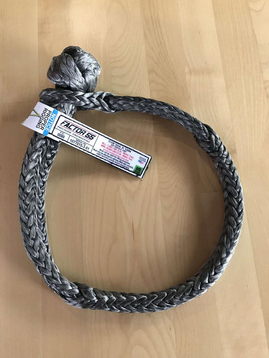Factor 55 *00069 10 Inch Soft Shackle 7/16 Diameter Standard Duty Gray Factor 55 - Truck Part Superstore