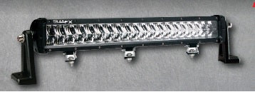 TrailFX 2DRC54CC01 54 In Double Row Curved Length 300W Combo Beam 28987 Raw Lums Clear Lens Black - Truck Part Superstore