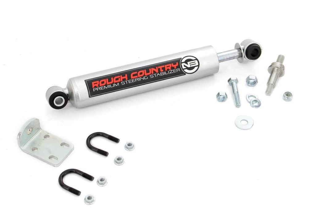 Rough Country 8732430 Steering Stabilizer 91-04 Sonoma 83-04 S10 Blazer 83-01 S15 Jimmy 82-04 S10 Pickup 82-90 S15 Pickup Rough Country - Truck Part Superstore