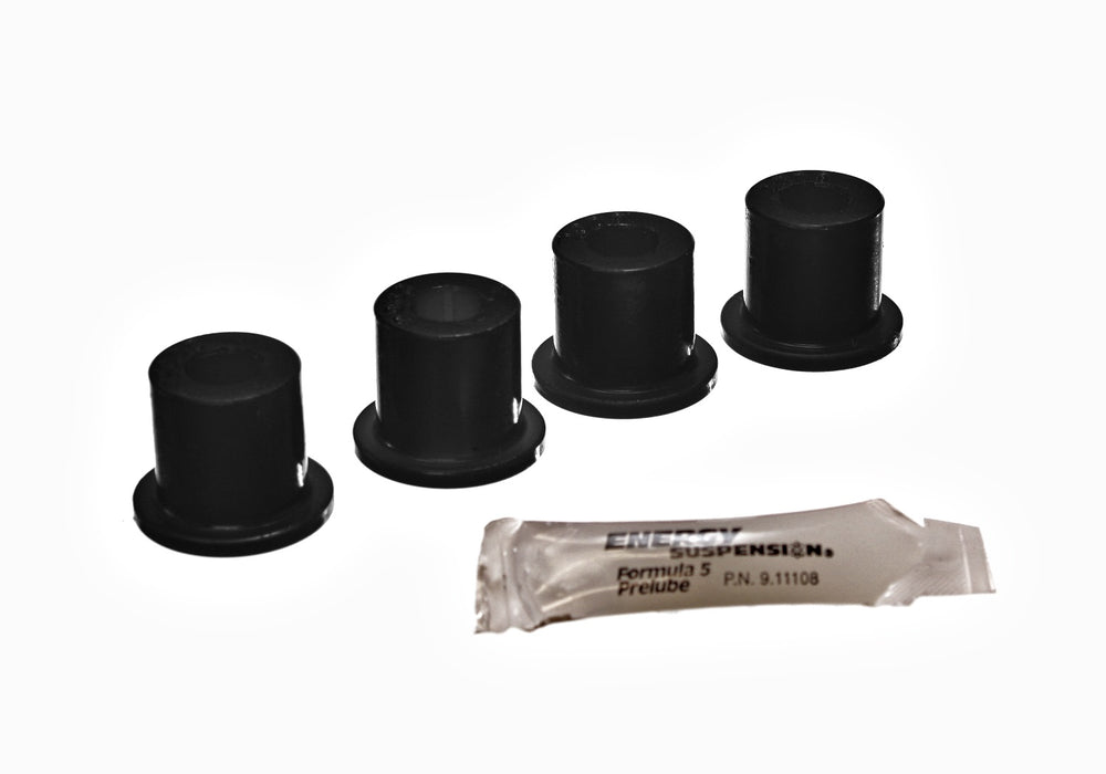Energy Suspension 2.2105G Shackle Bushing Set; Black; Performance Polyurethane; - Truck Part Superstore