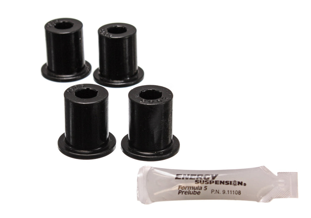 Energy Suspension 2.2106G Shackle Bushing Set; Black; Performance Polyurethane; - Truck Part Superstore