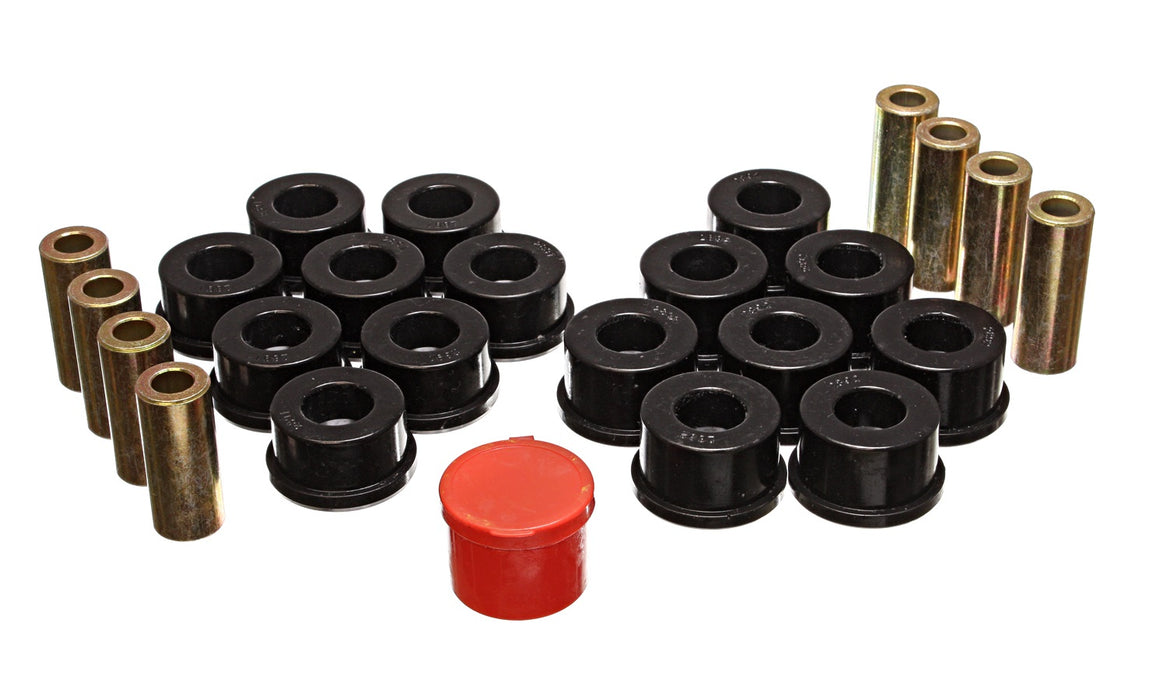Energy Suspension 2.3109G Control Arm Bushing Set; Black; Rear; Performance Polyurethane; - Truck Part Superstore