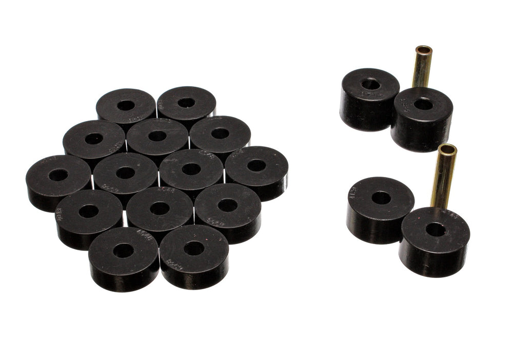 Energy Suspension 2.4106G Body Cab Mount Set; Black; Performance Polyurethane; - Truck Part Superstore