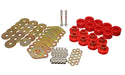 Energy Suspension 2.4111R Body Mount Set; Red; Includes Hardware; - Truck Part Superstore