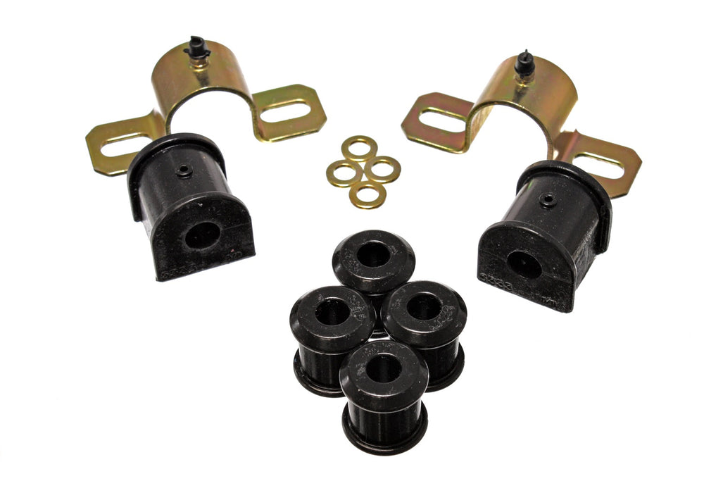Energy Suspension 2.5111G Sway Bar Bushing Set; Black; Rear; Bar Dia. 16mm; Performance Polyurethane; - Truck Part Superstore