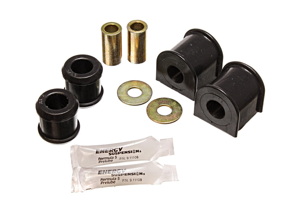 Energy Suspension 2.5114G Sway Bar Bushing Set; Black; Rear; 17mm; Performance Polyurethane; - Truck Part Superstore