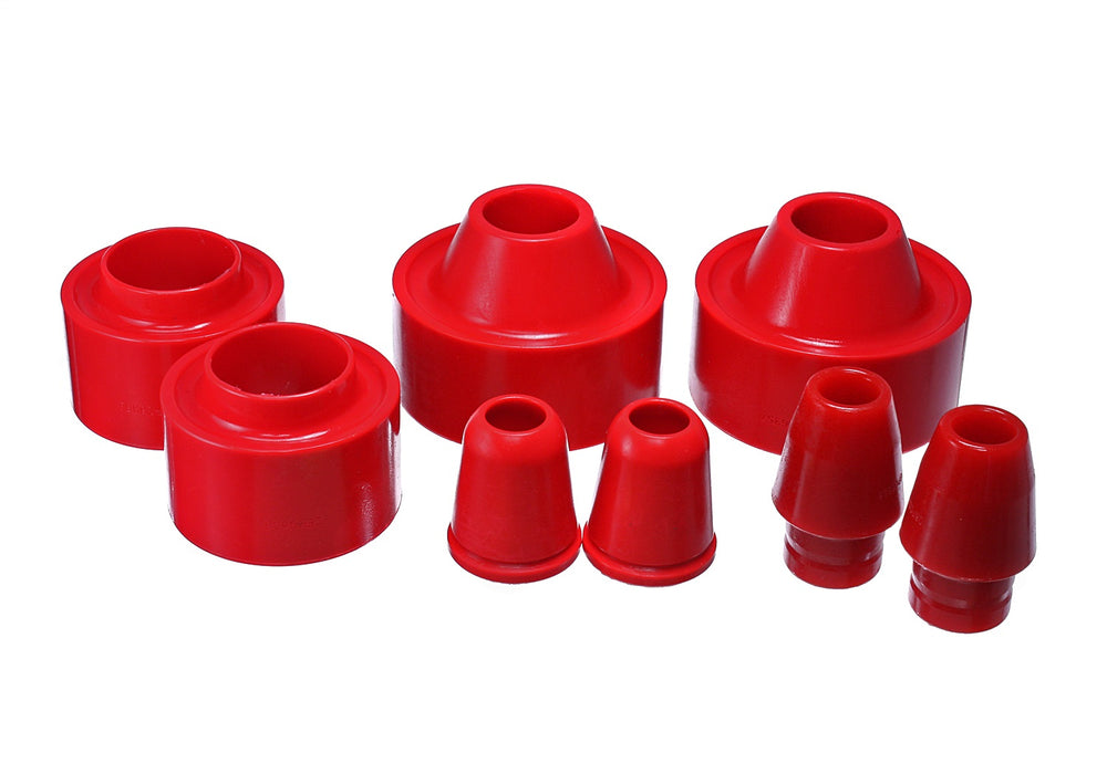 Energy Suspension 2.6113R Coil Spring Spacer Lift Set; Red; 1.75 in. Lift; Complete set; - Truck Part Superstore