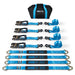 Mishimoto BNRTC-TD-4BL Borne Off-Road Vehicle Ratchet Tie-Down Kit, Blue - Truck Part Superstore