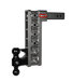 GEN-Y Hitch GH-526 MEGA-DUTY 2" Shank 12.5" Drop 2K TW 16K Hitch Dual-Ball Pintle Lock - Truck Part Superstore