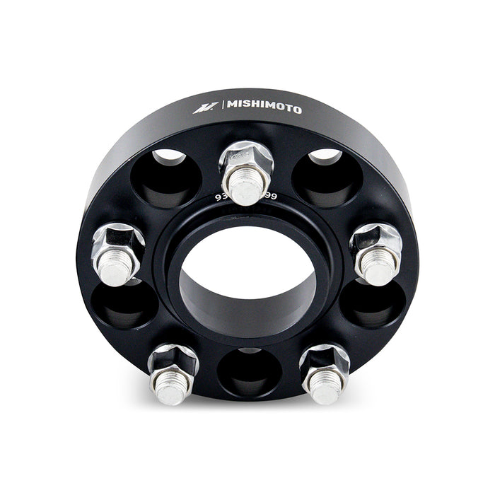 Mishimoto MMWS-001-300BK Wheel Spacers, 5X114.3, 70.5mm Center Bore, M14 X 1.5, 1.20-in Thick, Black - Truck Part Superstore