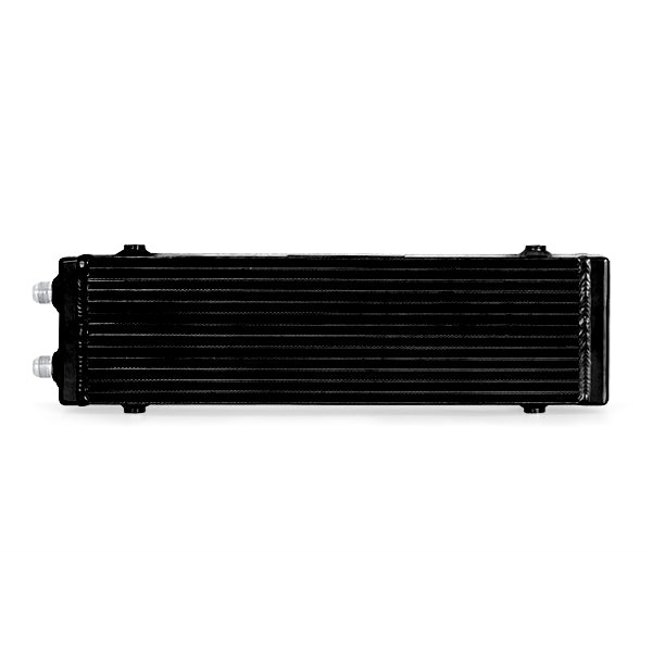 Mishimoto MMOC-DP-LBK Universal Dual Pass Bar and Plate Oil Cooler, Large - Truck Part Superstore
